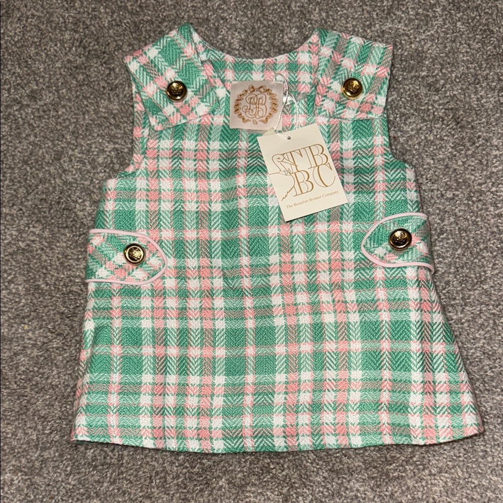 The Beaufort Bonnet Company Putney Plaid Kids Dress